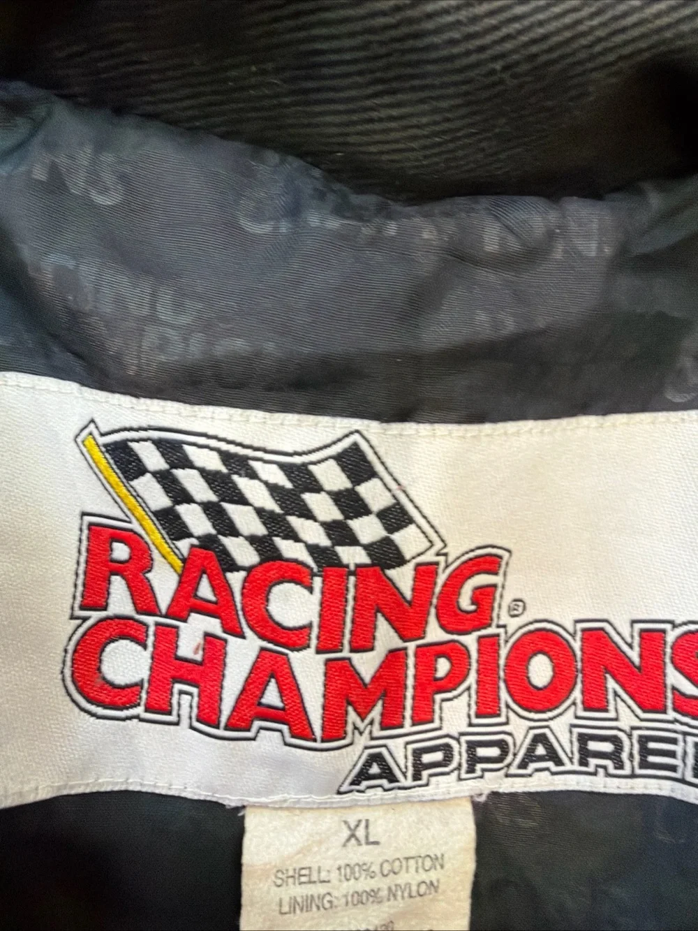 Vintage Chevrolet Racing Men's Black & Red Bomber Jacket
